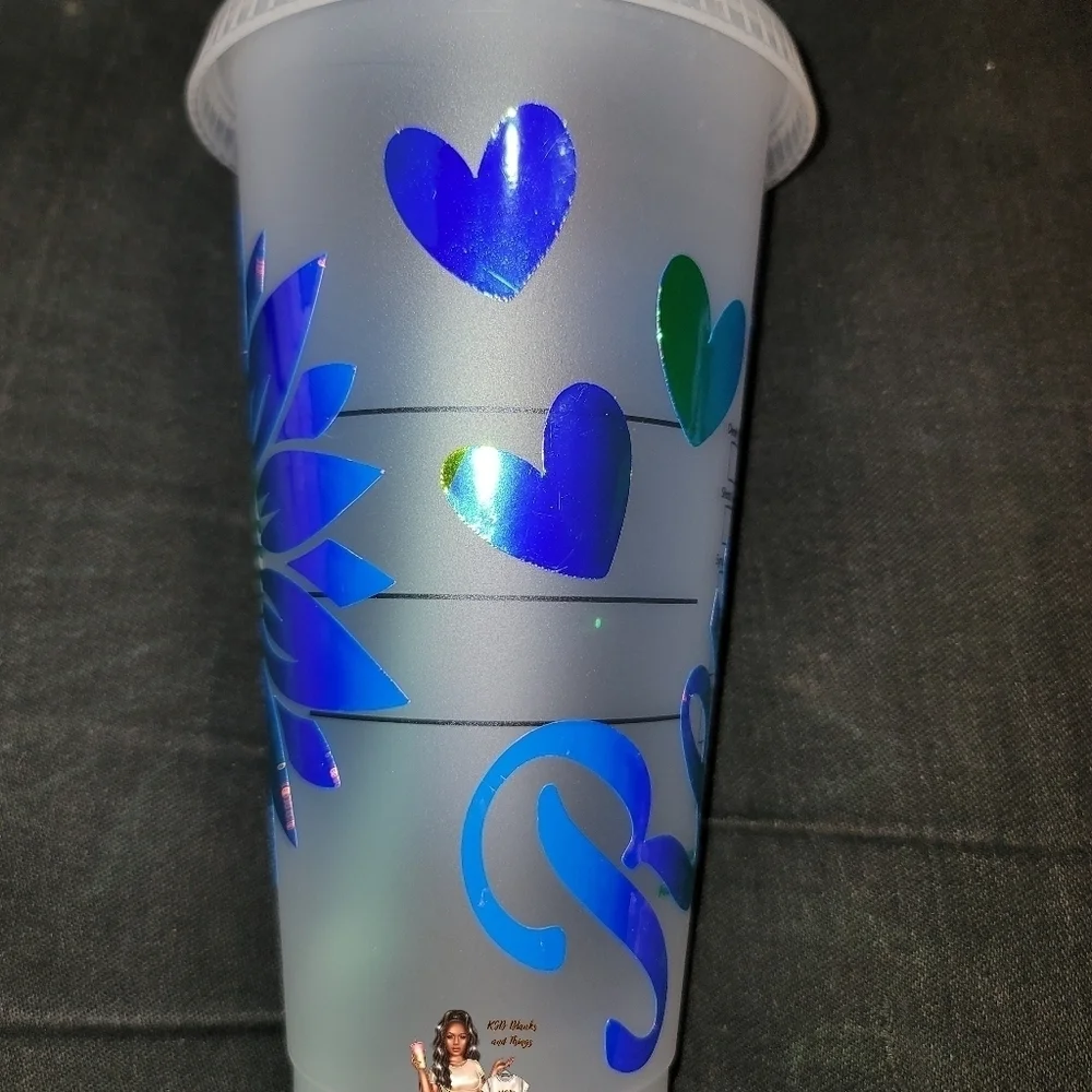 Custom Sunshine and Butterflies Starbucks‎ Cold Cup